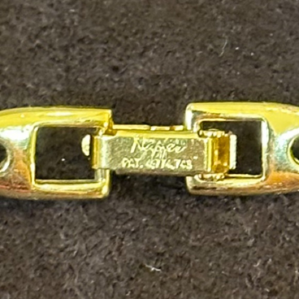 🌟14xHP🌟VTG 1980s-90s Napier Chunky Faux Pearl & Gold Tone Statement Necklace - Picture 12 of 13